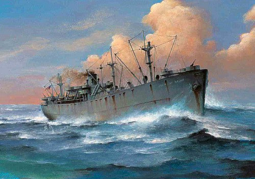 Trumpeter 1:700 - SS John W. Brown WWII Liberty Ship