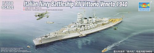 Trumpeter 1:700 - Italian Navy Battleship Vittorio Veneto