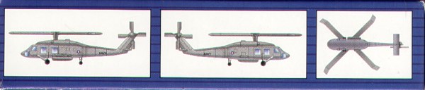 Trumpeter 1:350 - Sikorsky SH-60F Ocean Hawk (6 pcs)