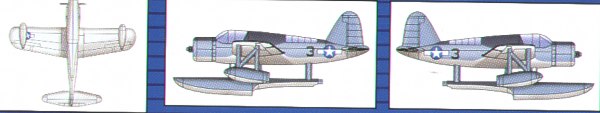 Trumpeter 1:350 - US Navy OS2U Kingfisher (6 St.)