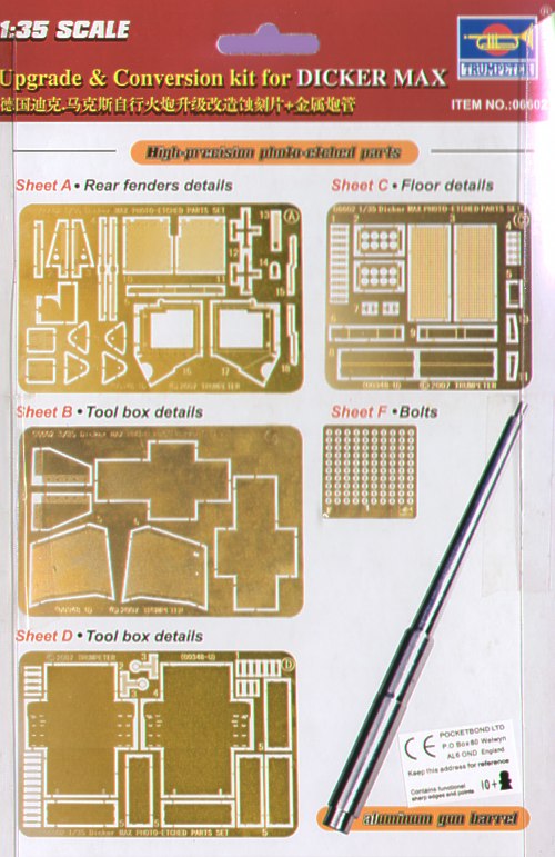 Trumpeter 1:35 - Dicker Max Upgrade and Conversion Set