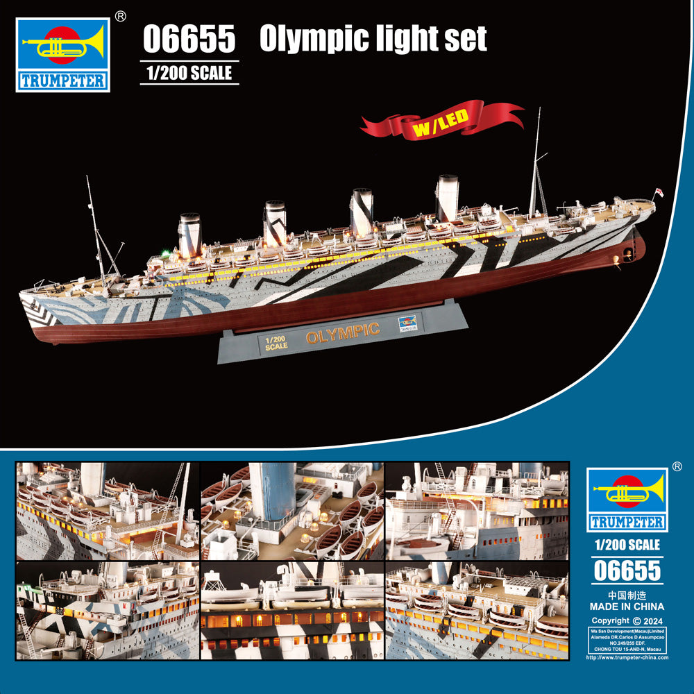 Trumpeter 1:200 - Olympic & Britannic Llights Sets