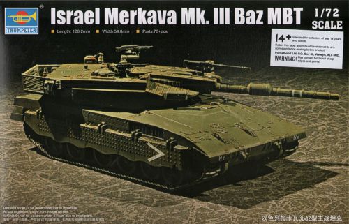 Trumpeter 1:72 - Israeli Defence Force Merkava Mk.3Baz