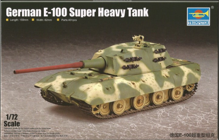 Trumpeter 1:72 - German E-100 Super Heavy Tank