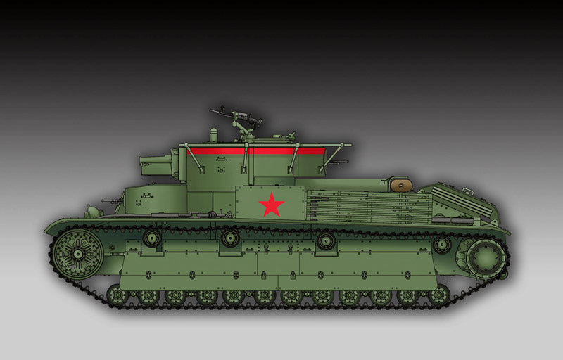 Trumpeter 1:72 - Soviet T-28 Medium Tank (Welded)