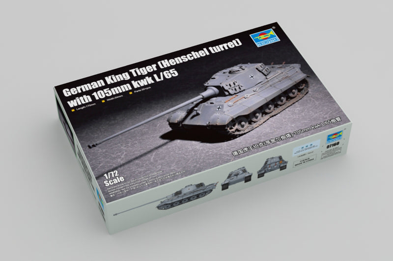 Trumpeter German Army King Tiger (Henschel Turret) Heavy Tank w/105mm KwK L/65 PKTM07160