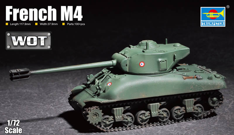 Trumpeter 1:72 - French M4 Sherman Tank