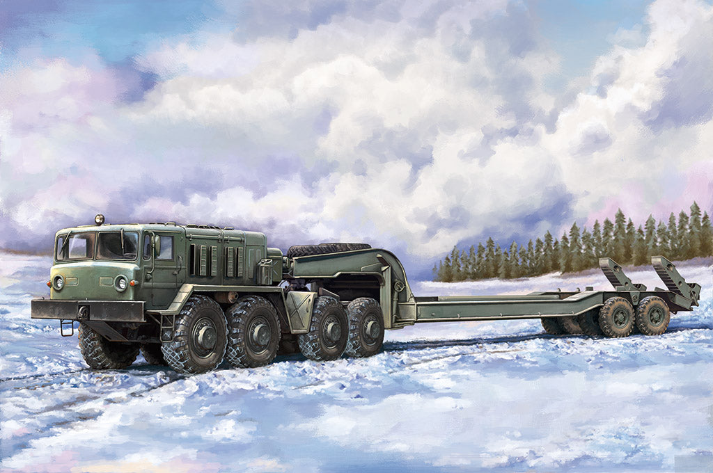 Trumpeter 1:72 - MAZ-537G w/ MAZ/ChMZAP 527G Semi Trailer