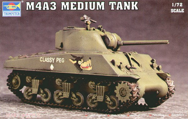 Trumpeter 1:72 - M4A3 Sherman Tank