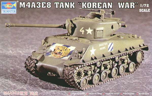 Trumpeter 1:72 - M4A3E8 Sherman Korea (T80 Track)