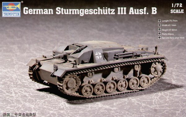 Trumpeter 1:72 - Sturmgeschutz StuG III Ausf.B