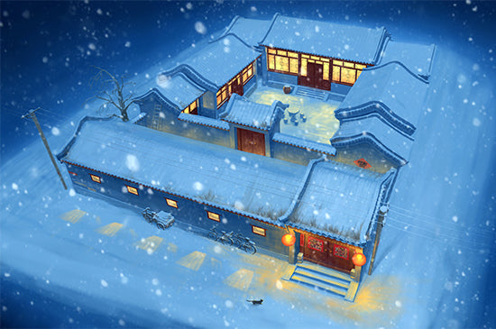 Trumpeter 1:100 - Beijing Siheyuan(courtyard house)