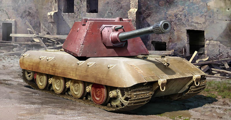 Trumpeter 1:35 - E-100 Heavy Tank - Krupp Turret