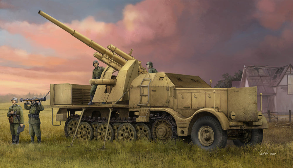 Trumpeter 1:35 - Schwerer Zug kraftwagen 18t w/ 8.8cm Flak