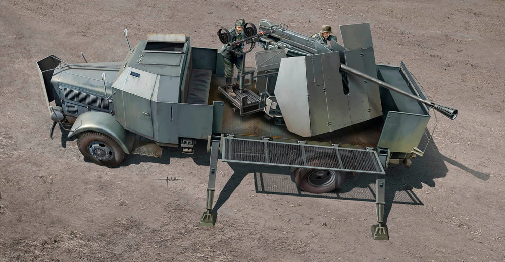 Trumpeter 1:35 - L4500A mit 5cm Flak 41 II
