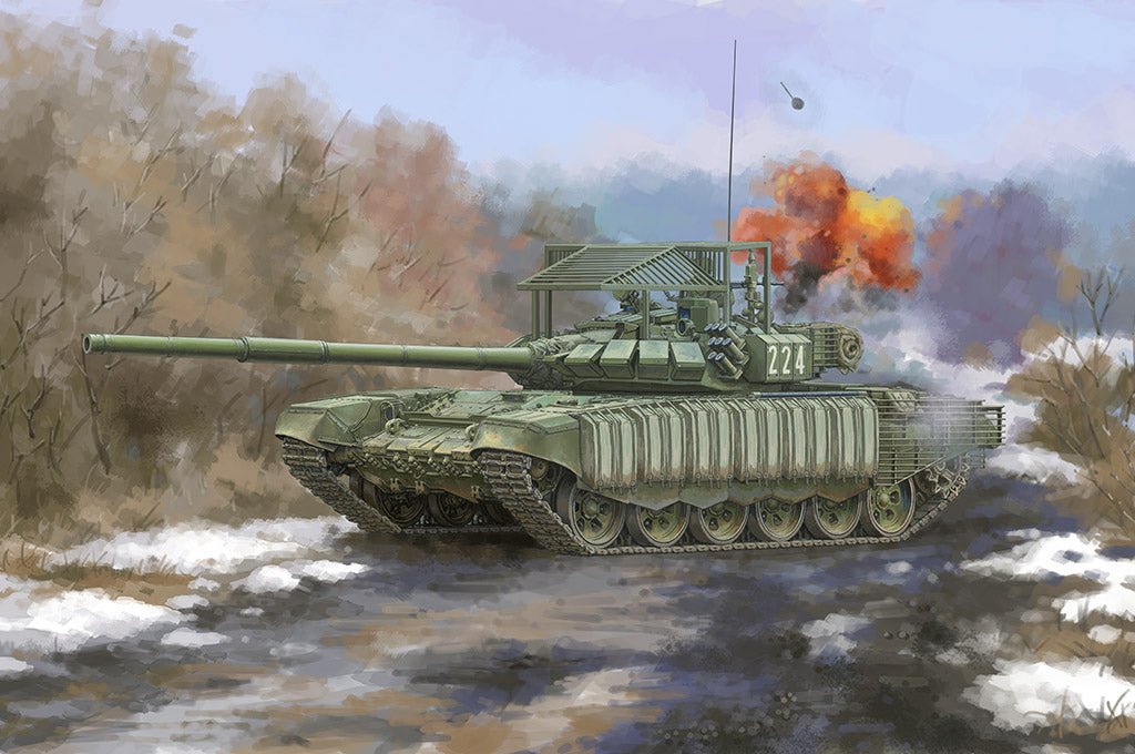 Trumpeter 1:35 - Russian T-72B 1 with 4s24 Soft Case ERA