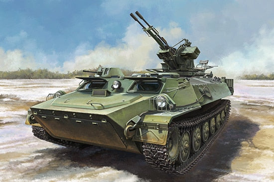 Trumpeter Soviet MT-LB w/ ZU-23-2Self-propelled - TU09618 - Military Vehicle Kits
