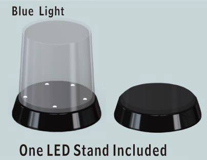 * Trumpeter Display Case - 84m m Dia. X 115mm LED Stand Flat