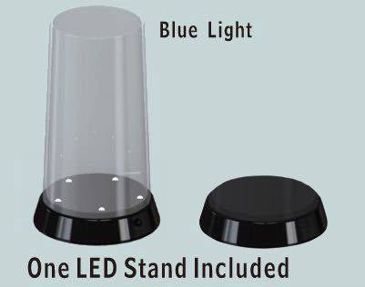 * Trumpeter Display Case - 84m m Dia. X 185mm LED Stand Flat