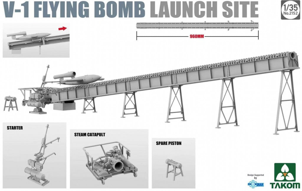 Takom 1/35 V-1 Flying Bomb Launch Site 2152