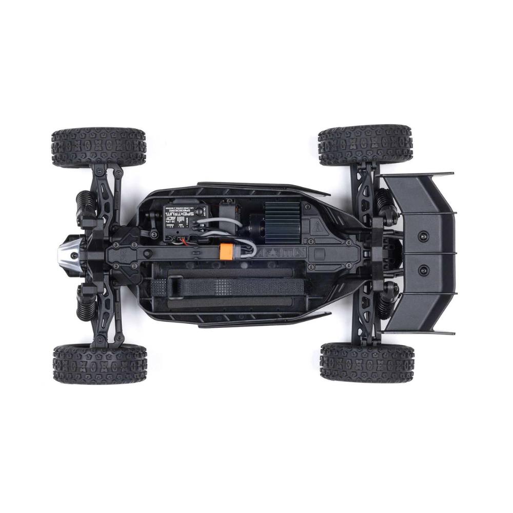 1/18 Typhon Grom 4Wd Smart Rtr W/Lipo Batt/Usb Chg Blue/Silv