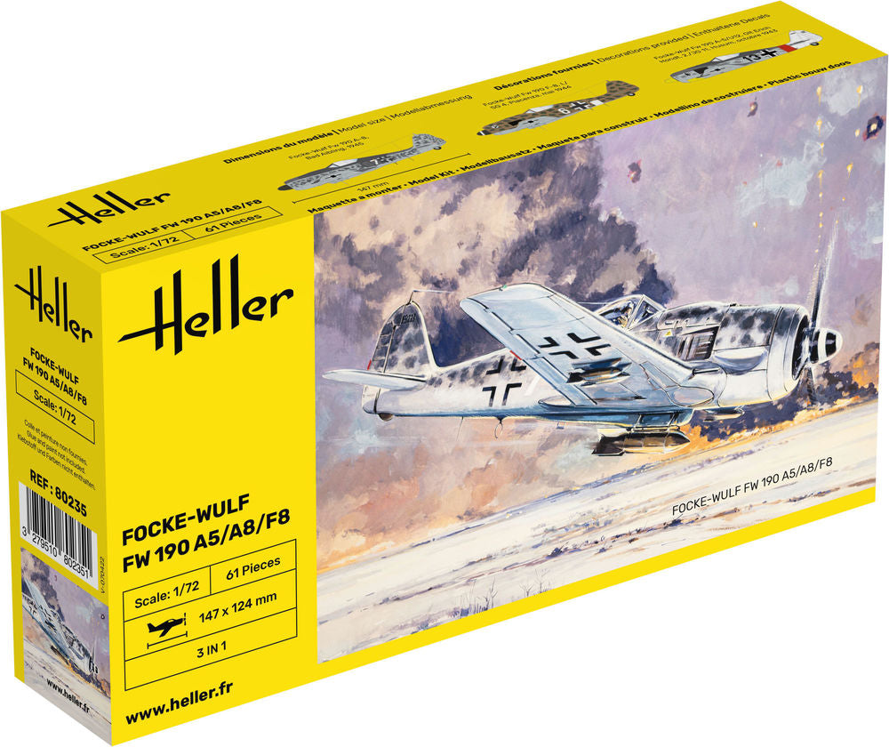 Heller 1:72 - Focke Wulf FW 190 A5 / A8 / F8