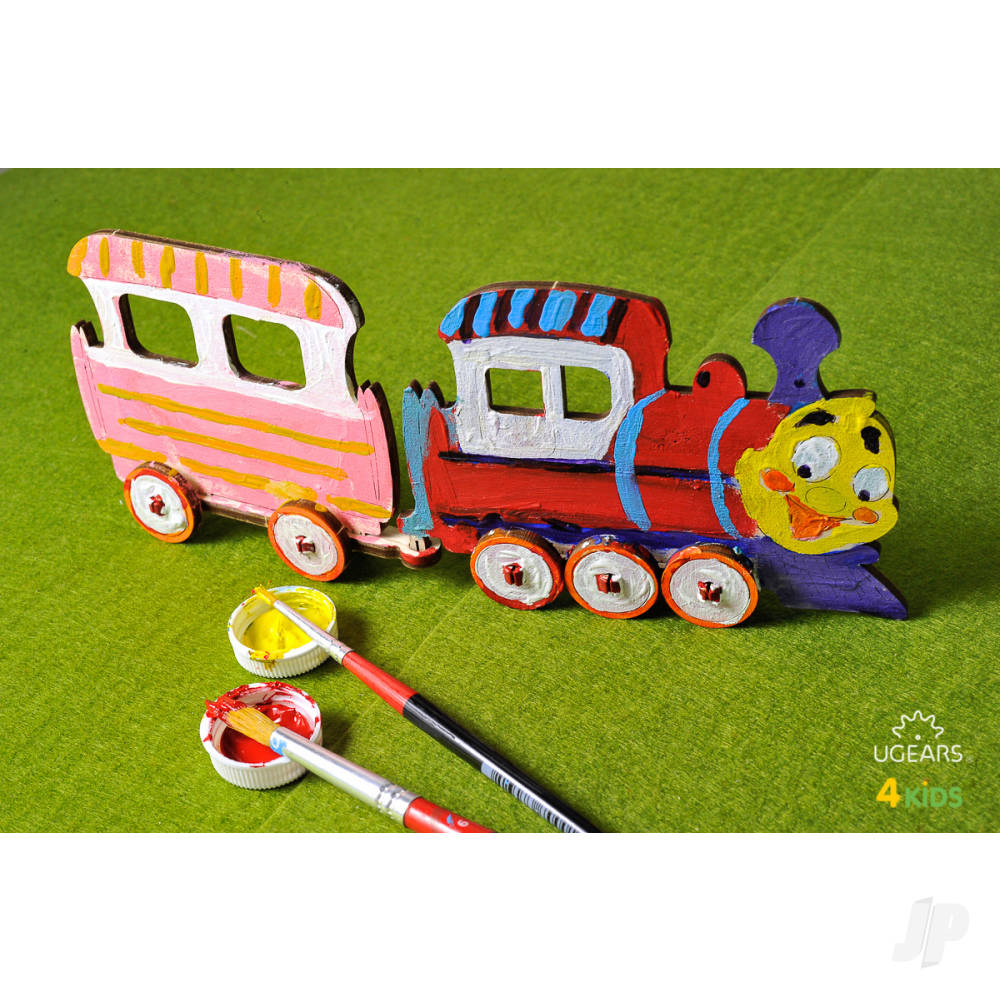 UGears 3D Colouring Model Locomotive UGR20001 2