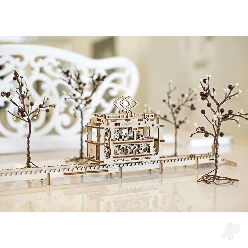 UGears Tram With Rails UGR70008 5