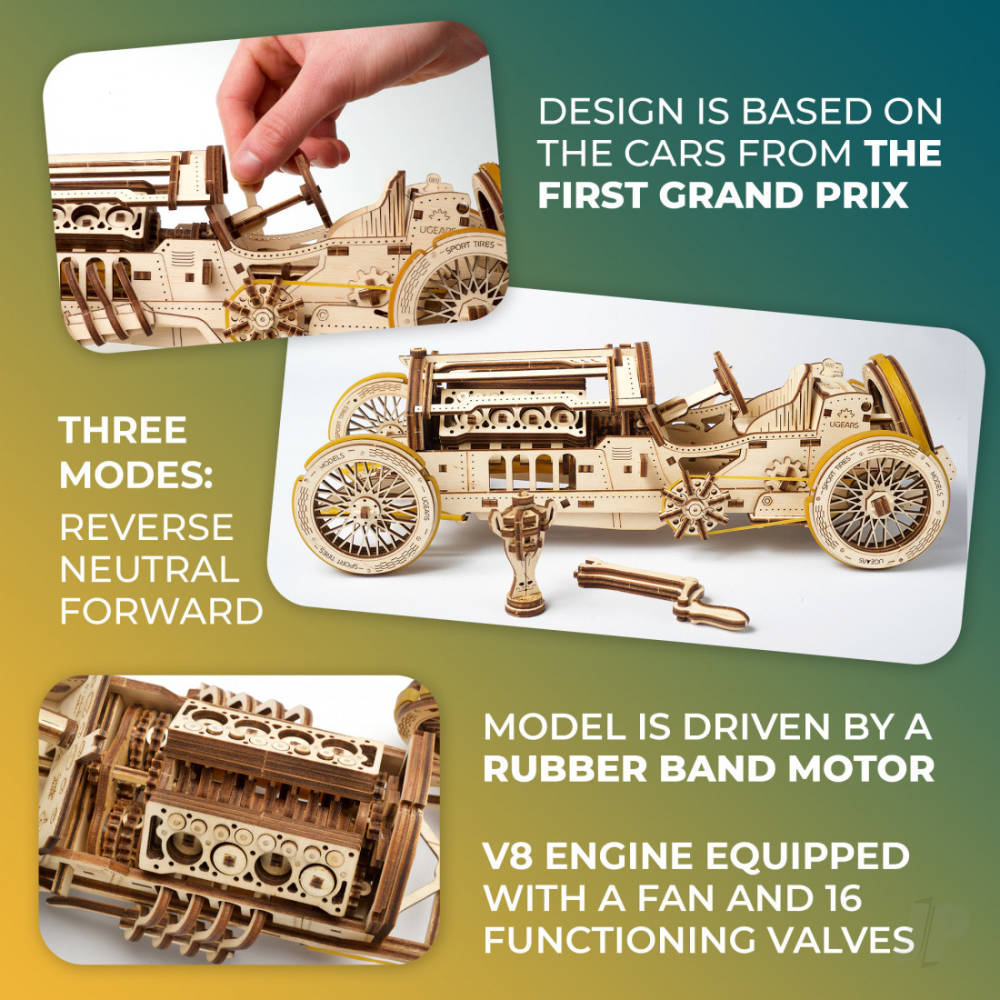 UGears U-9 Grand Prix Car UGR70044 13