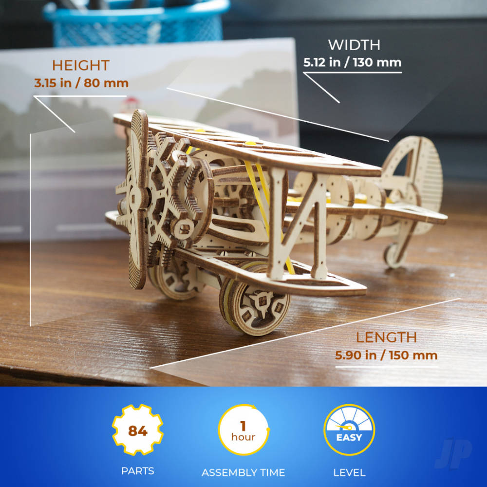UGears Mini Biplane UGR70159 8