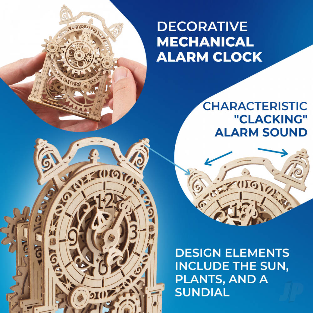UGears Vintage Alarm Clock UGR70163 8