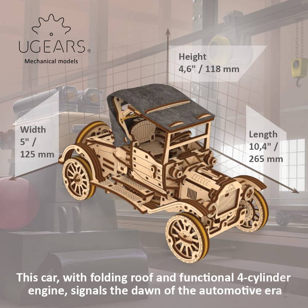 UGears Retrocar UGR-T (Old Model T) UGR70175 9