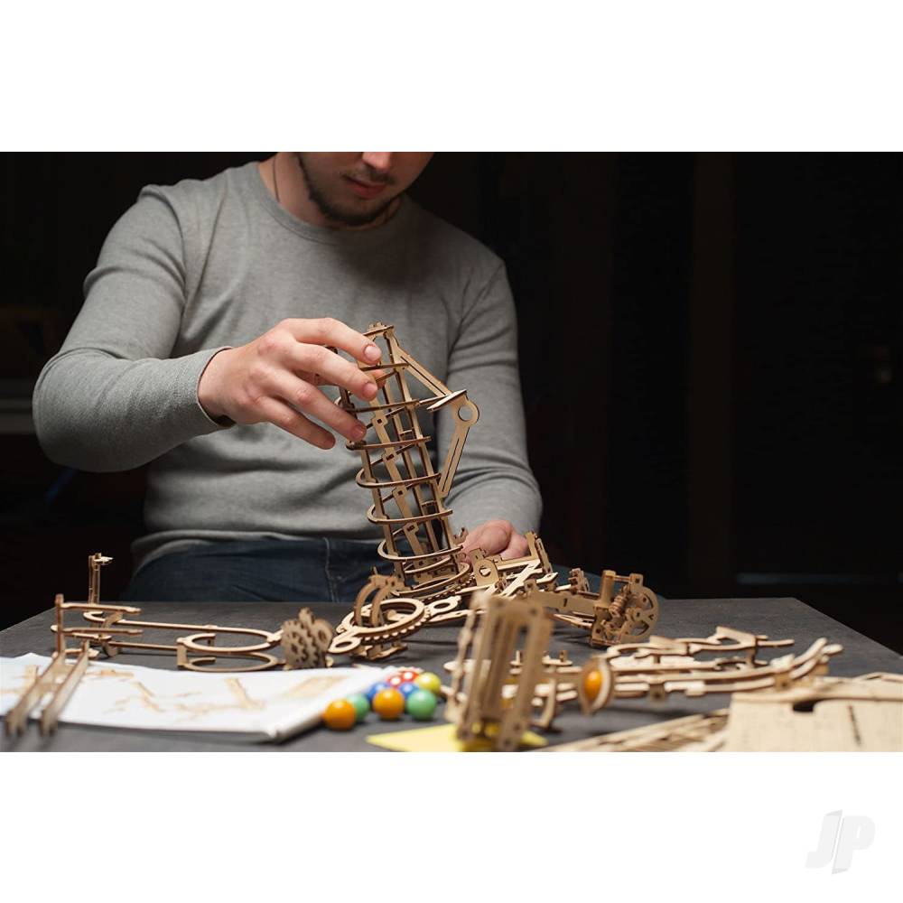 UGears Marble Run Spiral Hoist UGR70177 6
