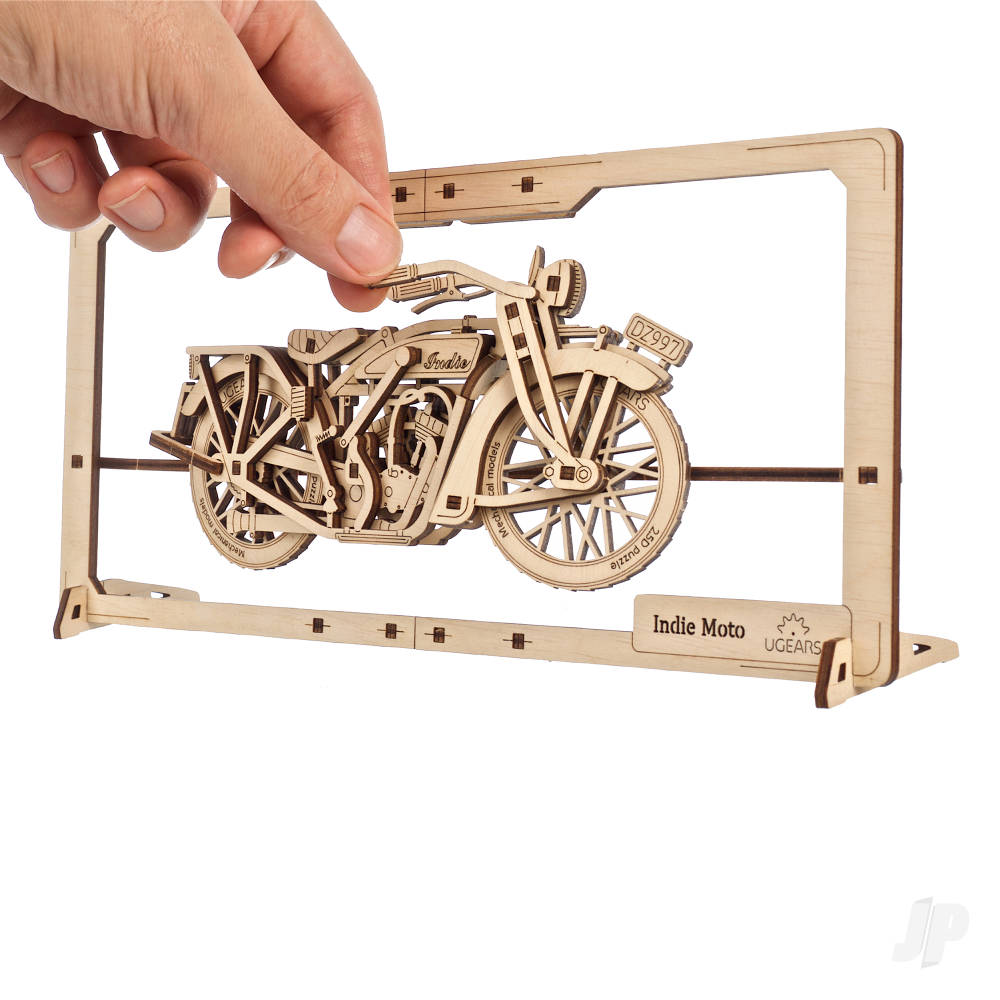 UGears Indie Moto 2.5D Puzzle UGR70194 4