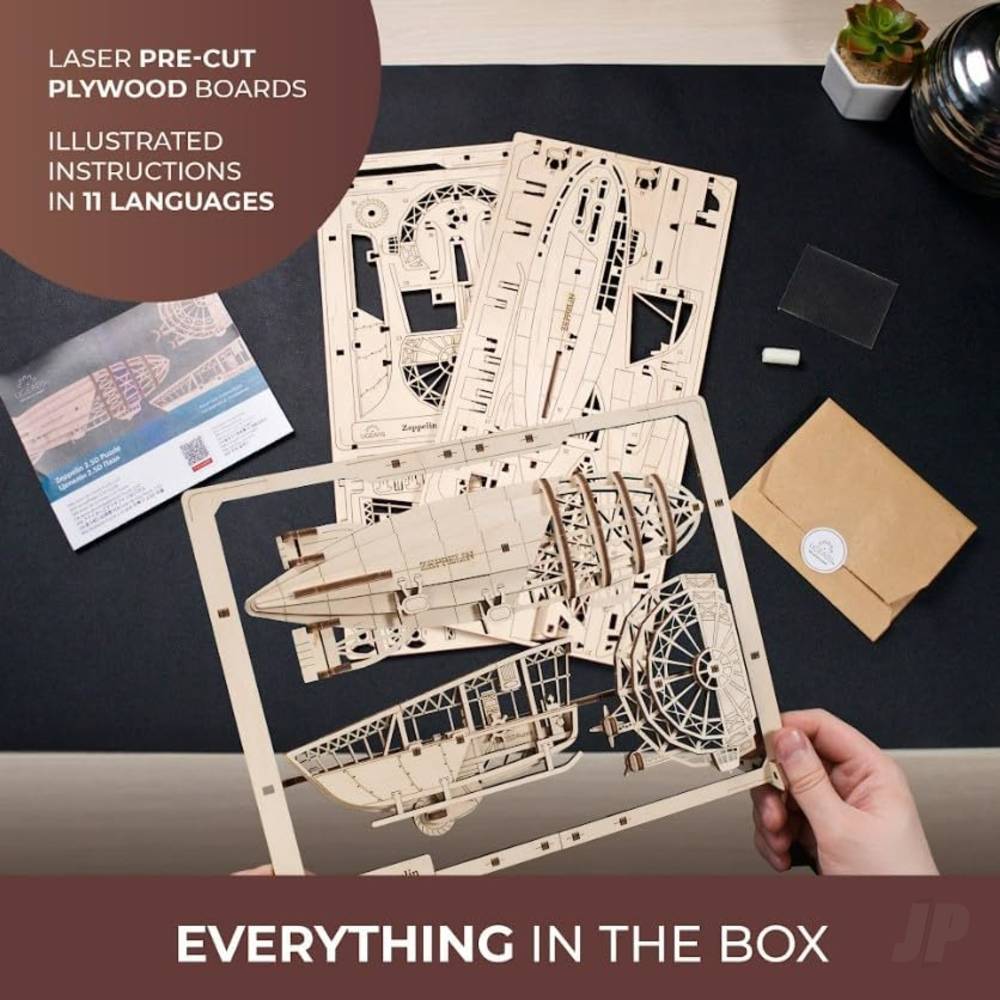 UGears Zeppelin 2.5D Puzzle UGR70208 7