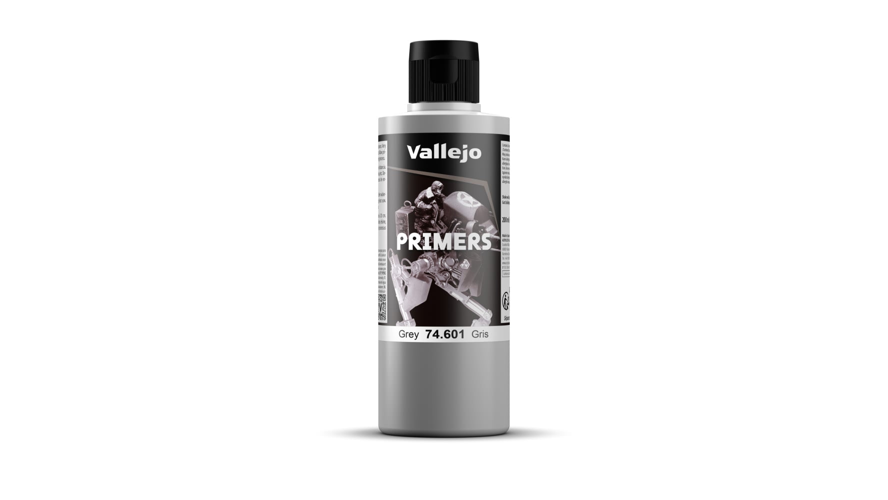 Vallejo Acrylic Polyurethane - Primer Grey 200ml