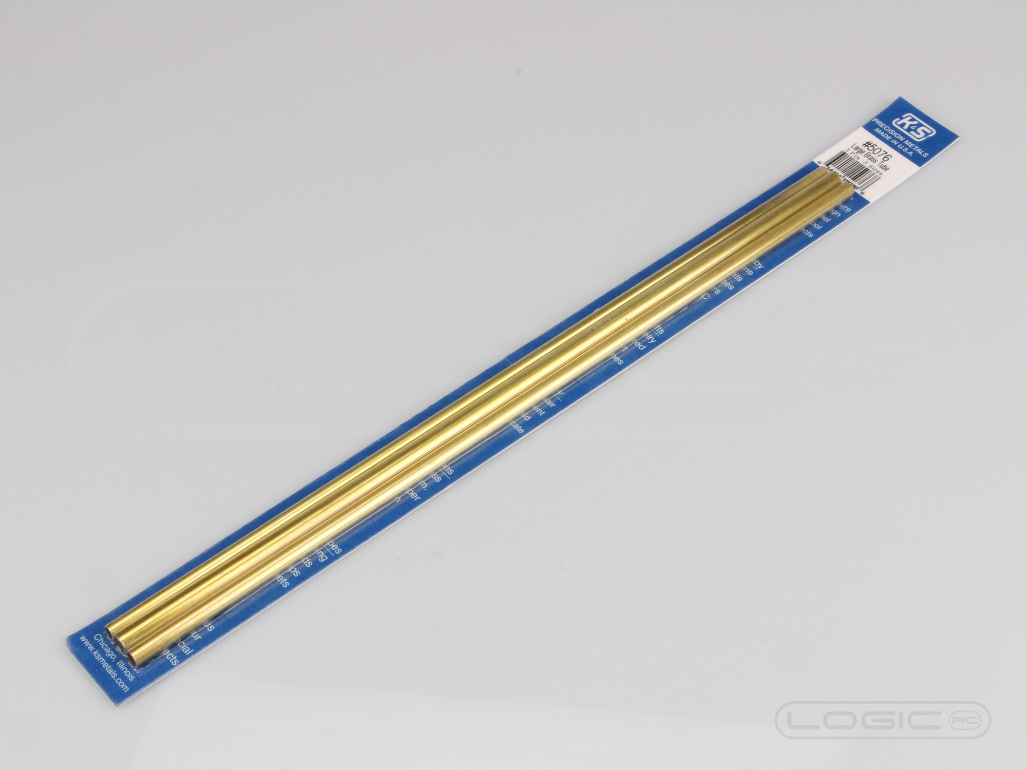 12" Bendable Brass Tube 3/16", 7/32" & 1/4" (Pk3)