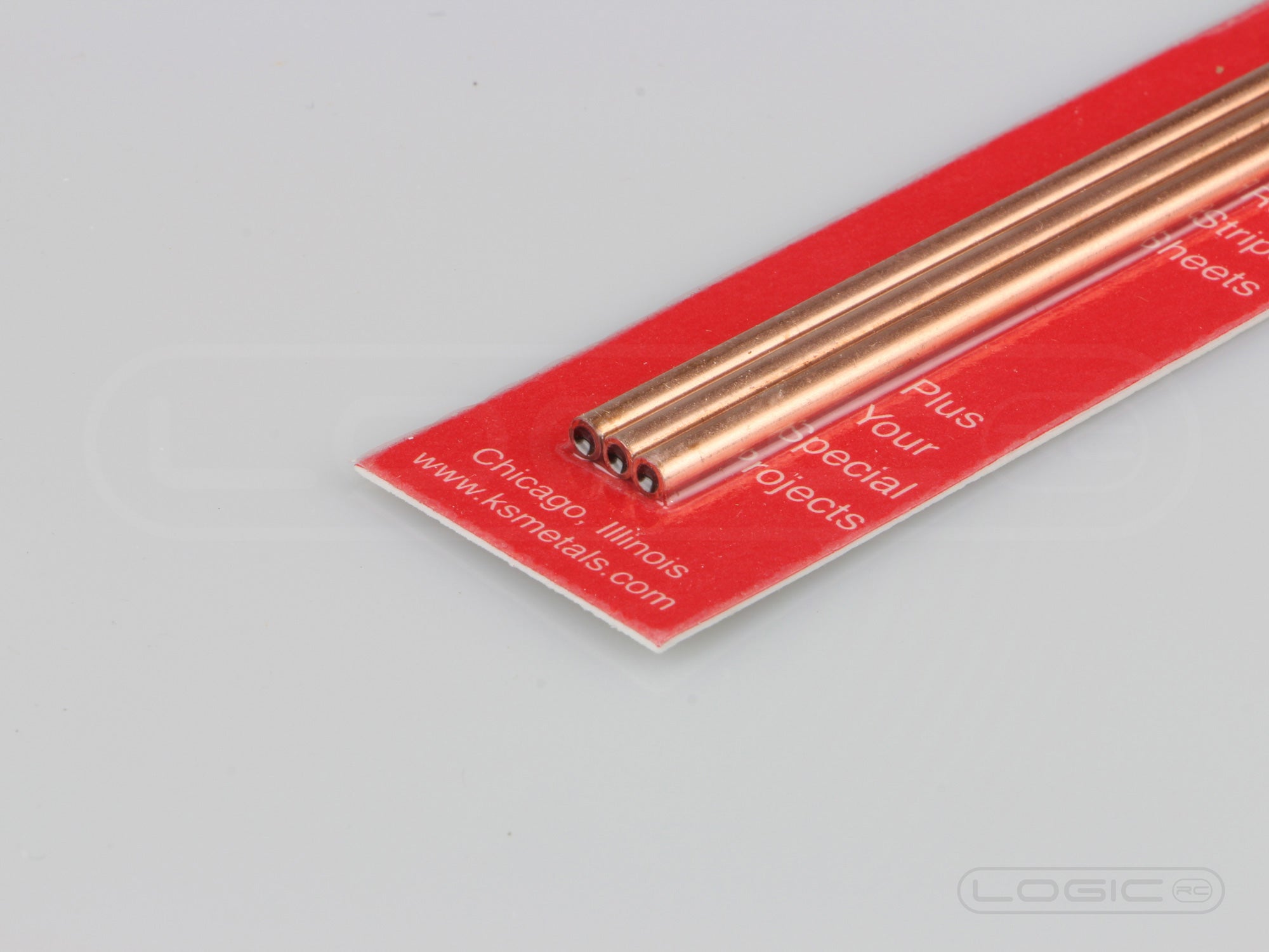 300mm Round Copper Tube 3mm OD (Pk3) .36mm Wall
