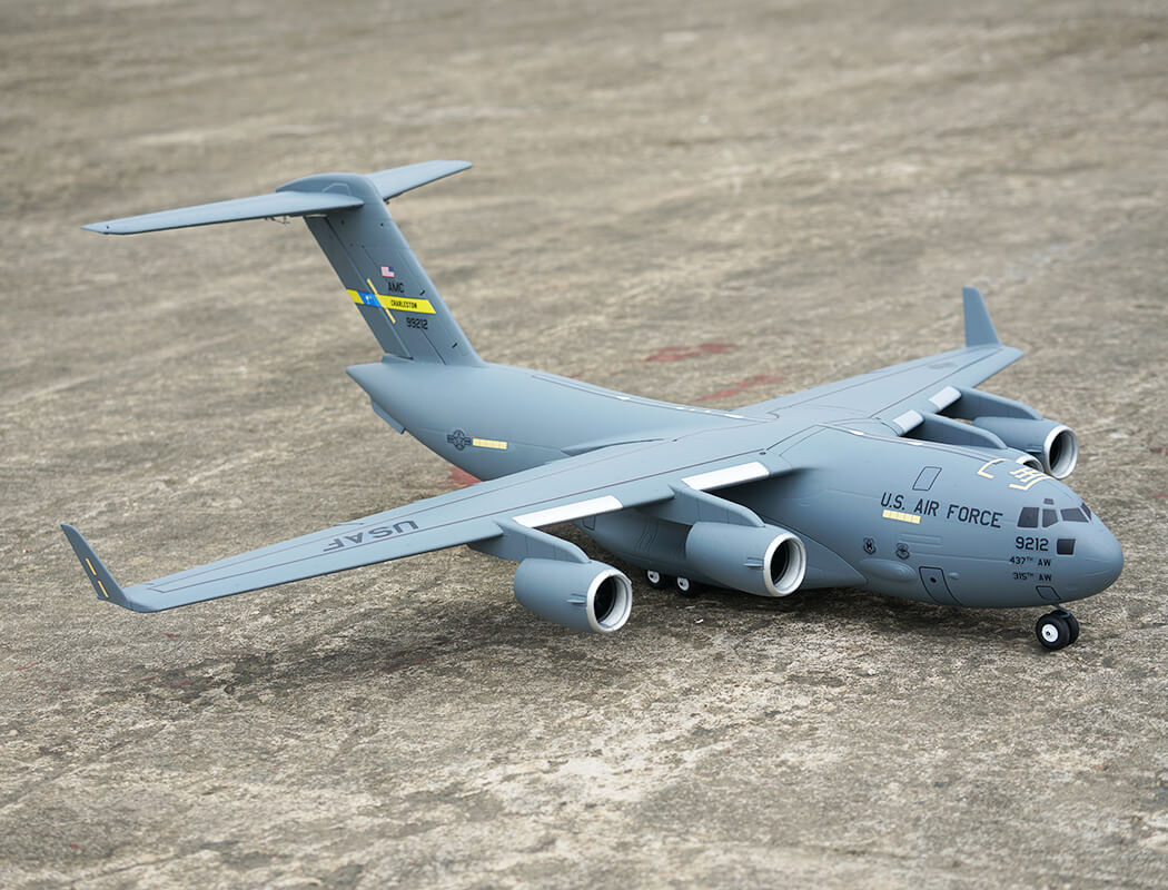 XFLY QUAD 40MM EDF GLOBEMASTER C-17 1200MM w/o TX/RX/BATT XF124P