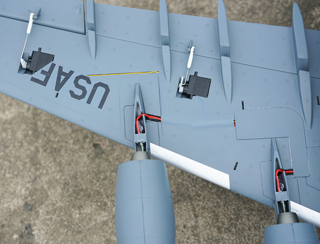 XFLY QUAD 40MM EDF GLOBEMASTER C-17 1200MM w/o TX/RX/BATT XF124P