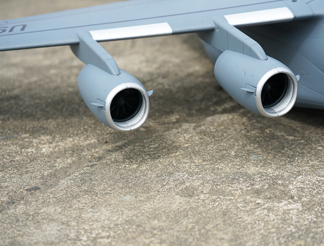 XFLY QUAD 40MM EDF GLOBEMASTER C-17 1200MM w/o TX/RX/BATT XF124P