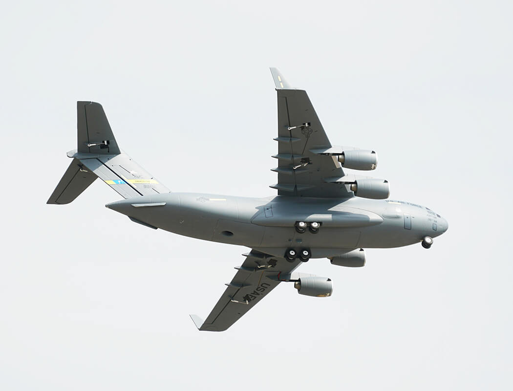 XFLY QUAD 40MM EDF GLOBEMASTER C-17 1200MM w/o TX/RX/BATT XF124P