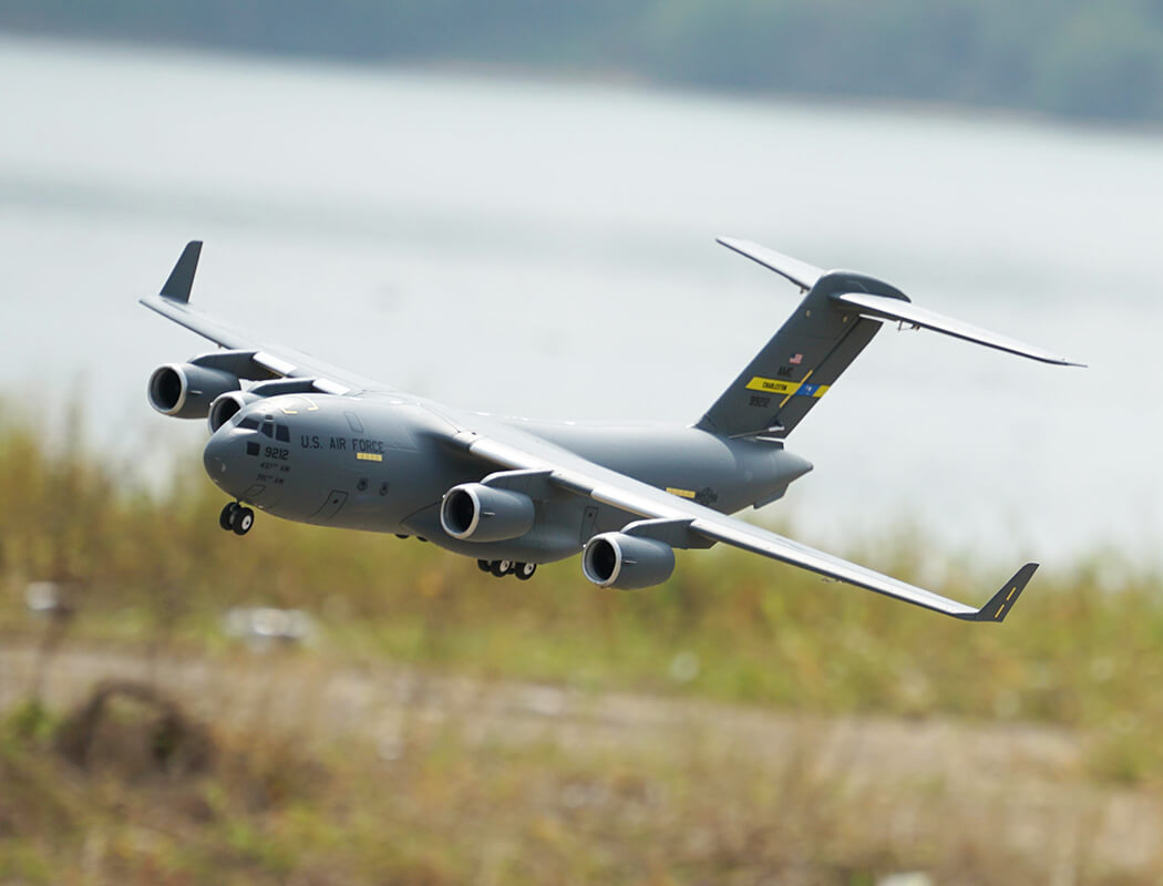 XFLY QUAD 40MM EDF GLOBEMASTER C-17 1200MM w/o TX/RX/BATT XF124P