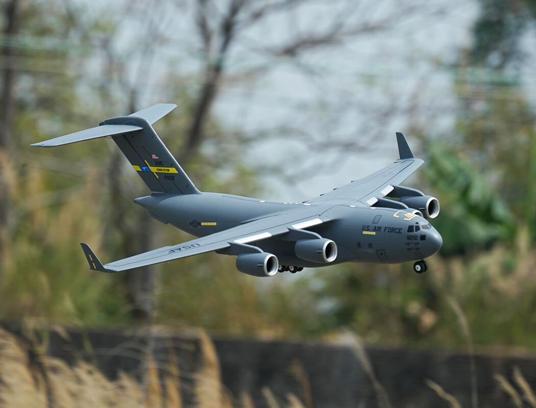 XFLY QUAD 40MM EDF GLOBEMASTER C-17 1200MM w/o TX/RX/BATT XF124P