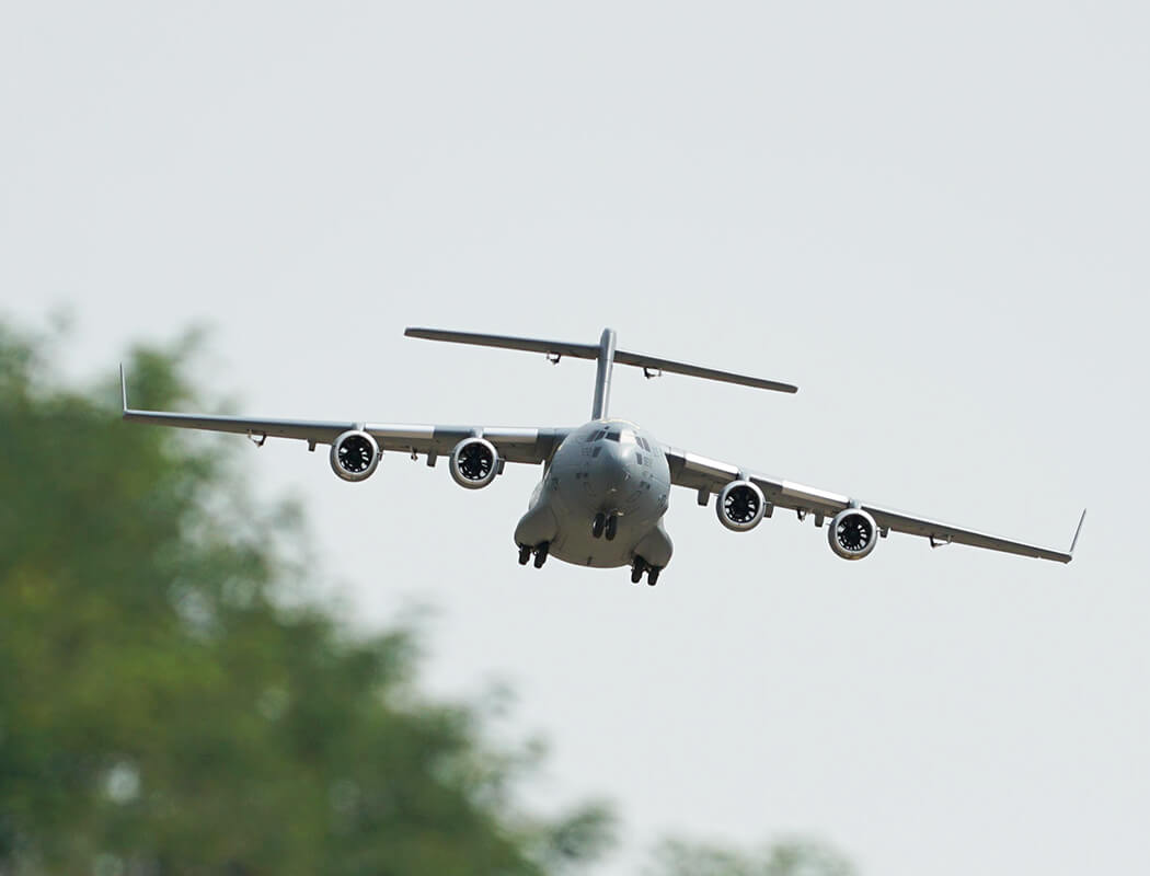 XFLY QUAD 40MM EDF GLOBEMASTER C-17 1200MM w/o TX/RX/BATT XF124P