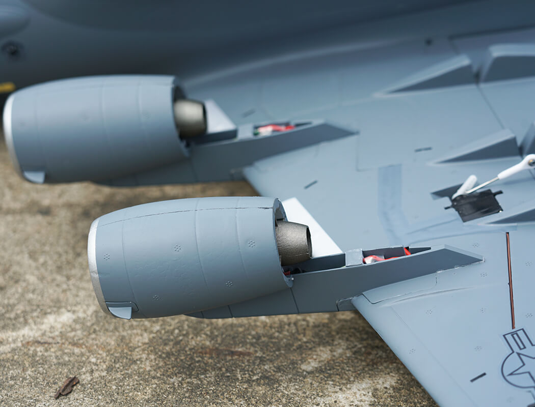 XFLY QUAD 40MM EDF GLOBEMASTER C-17 1200MM w/o TX/RX/BATT XF124P