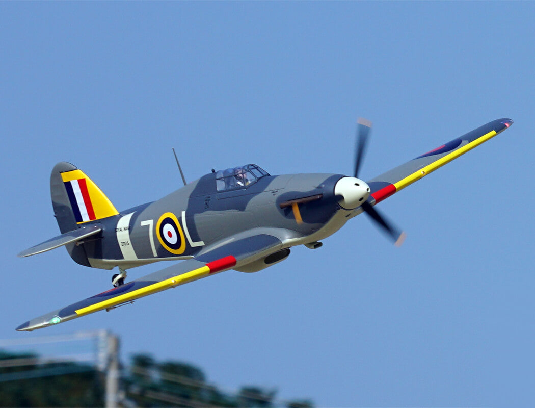 X-Fly Xfly Hawker Sea Hurricane Mk1 Grey/Green 1200Mm Pnp XF126P-N