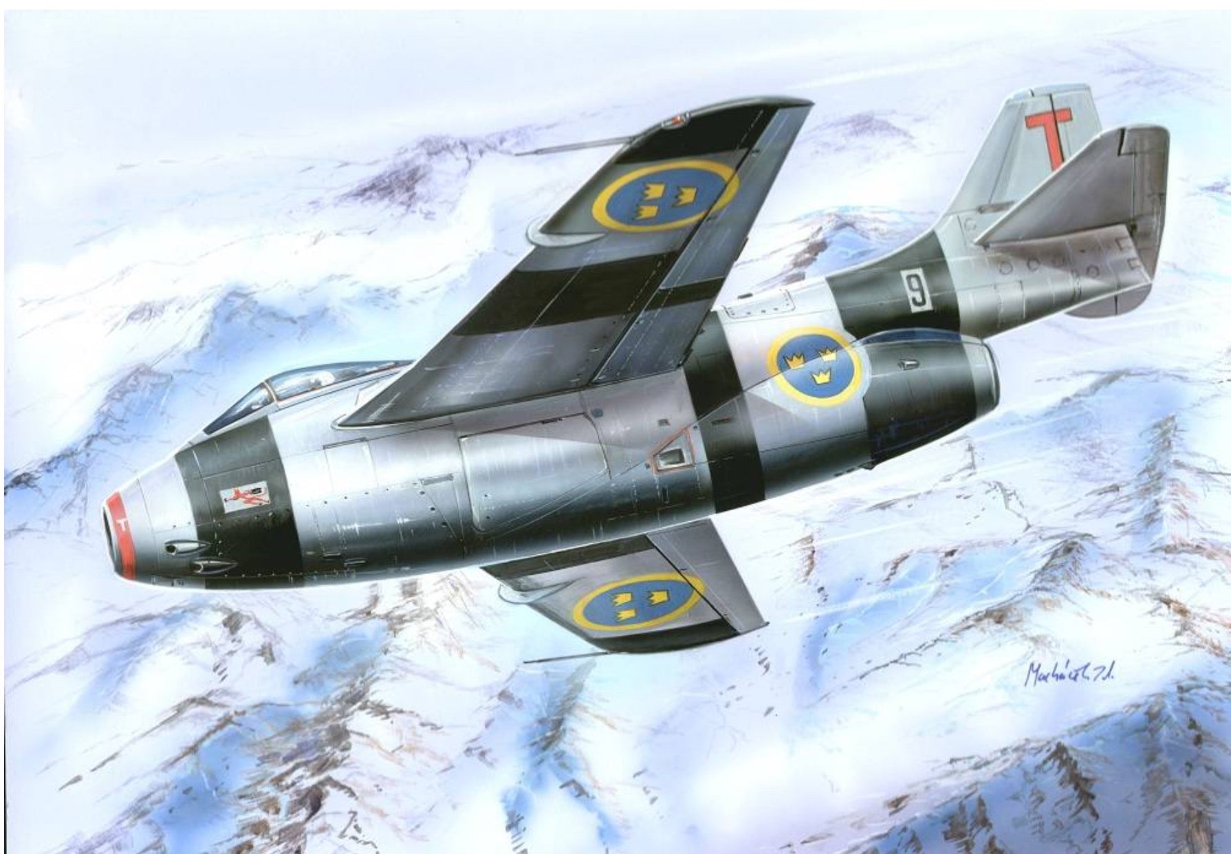 FLY Saab J-29F Tunnan- YLF32022 - Aircraft Kits