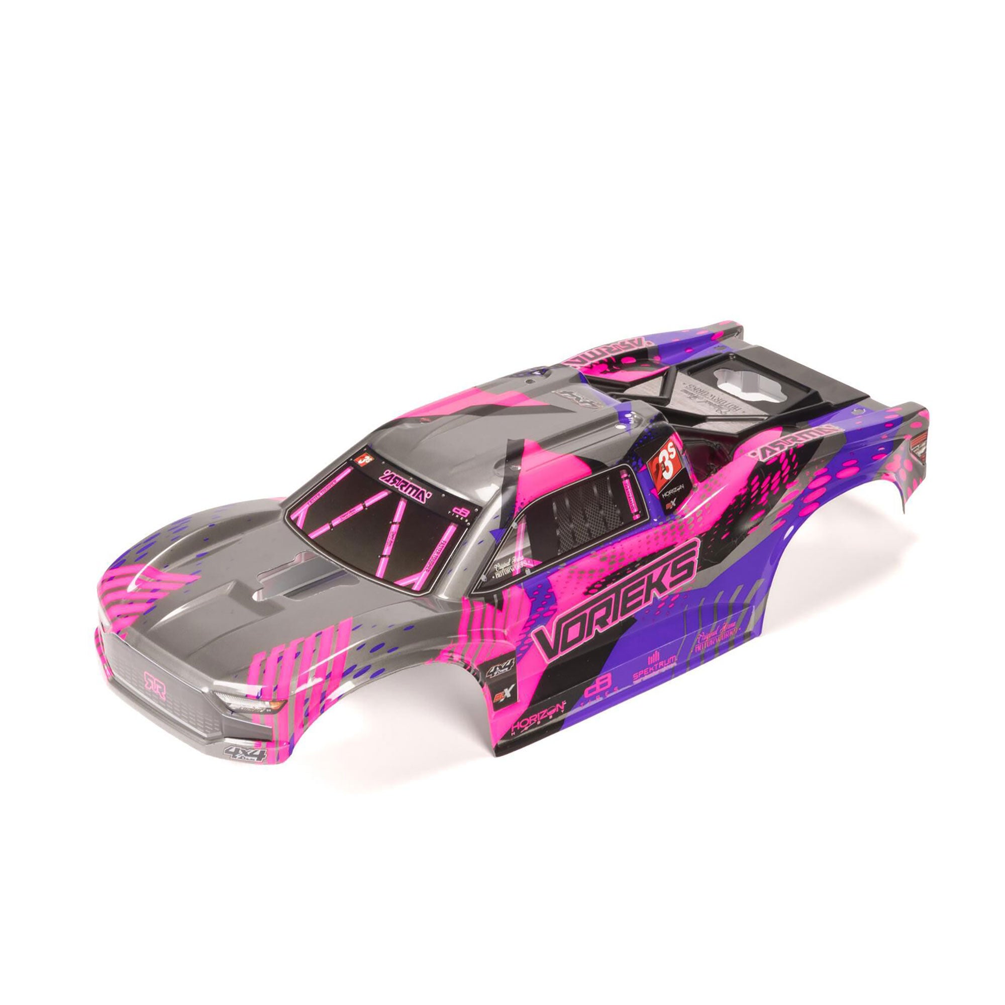 VORTEKS Clipless Painted Decaled Body, Purple