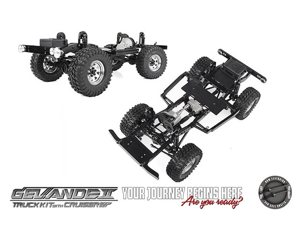 RC4WD Rc4Wd Gelande Ii Truck Kit With Cruiser Body Set 2025 Z-K0072